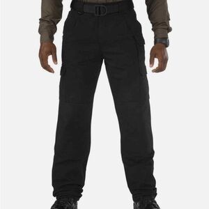 black 5.11 Tactical cotton canvas cargo pants